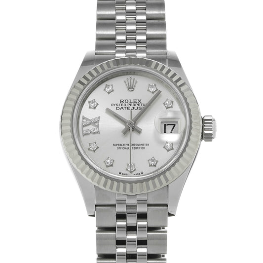 Lady Datejust 28 279174G Random Serial Silver/Diamond ROLEX Ladies [Pre-owned].