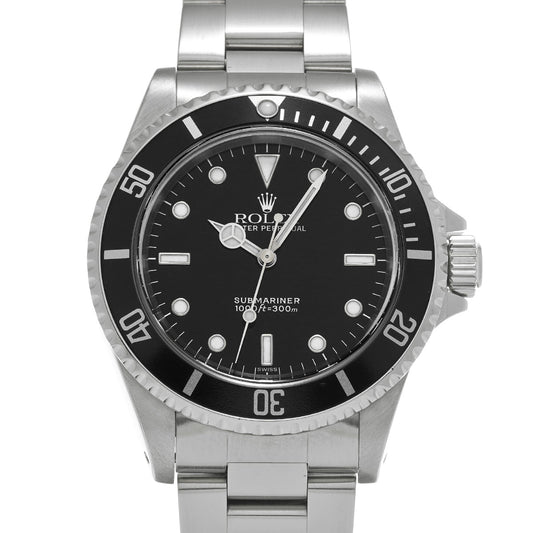 Submariner 14060 A (manufactured circa 1998) Black ROLEX Men's [Pre-Owned].