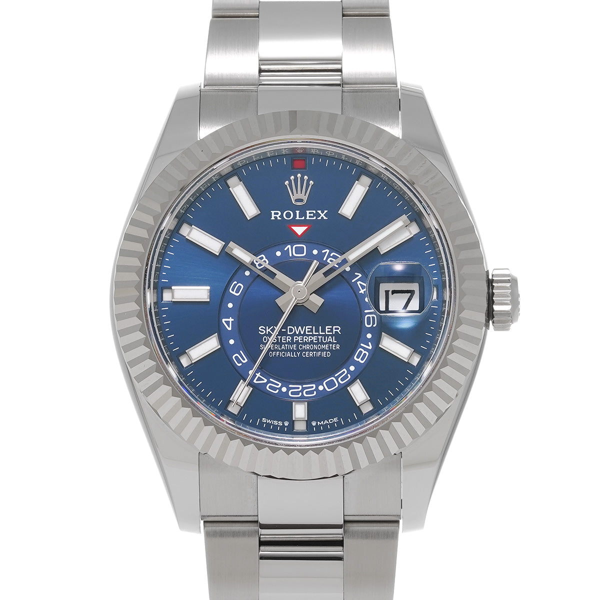 SKYDWELLER 336934 Random Serial Blue ROLEX Men's [Pre-Owned].