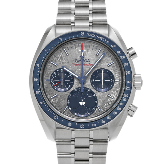 Speedmaster Moonphase Meteorite Co-Axial Master Chronometer 304.30.43.52.06.001 Meteorite/Blue OMEGA Mens [Pre-Owned]