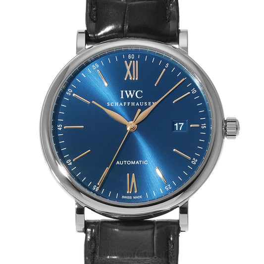 Portofino Automatic IW356523 Blue IWC Men's [Pre-Owned]