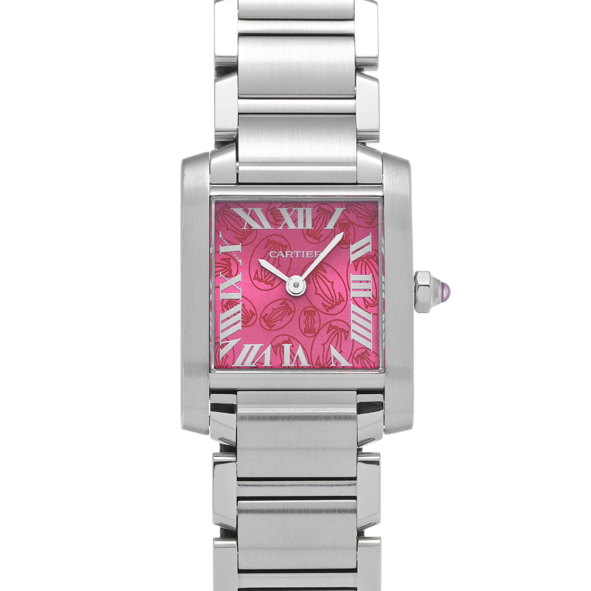 Tank Francaise SM W51030Q3 Raspberry CARTIER Ladies [Pre-owned]