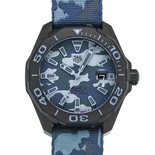 Aquaracer Calibre 5 Camouflage WAY208D.FC8221 Blue TAG HEUER Mens [Pre-Owned]