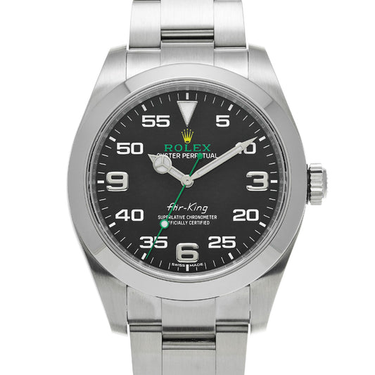 AIRKING 116900 Random Serial Black ROLEX Men's [Pre-owned].