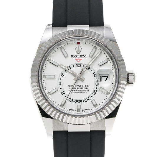 SKYDWELLER 336239 Random Serial White ROLEX Men's [Pre-Owned].