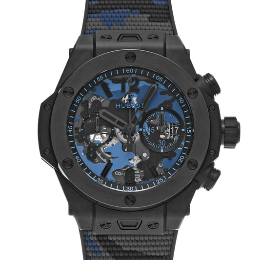 Big Bang Unico All Black Blue Camo 421.CI.0190.RX.JCAM Blue/Camouflage HUBLOT Men's [Pre-owned]