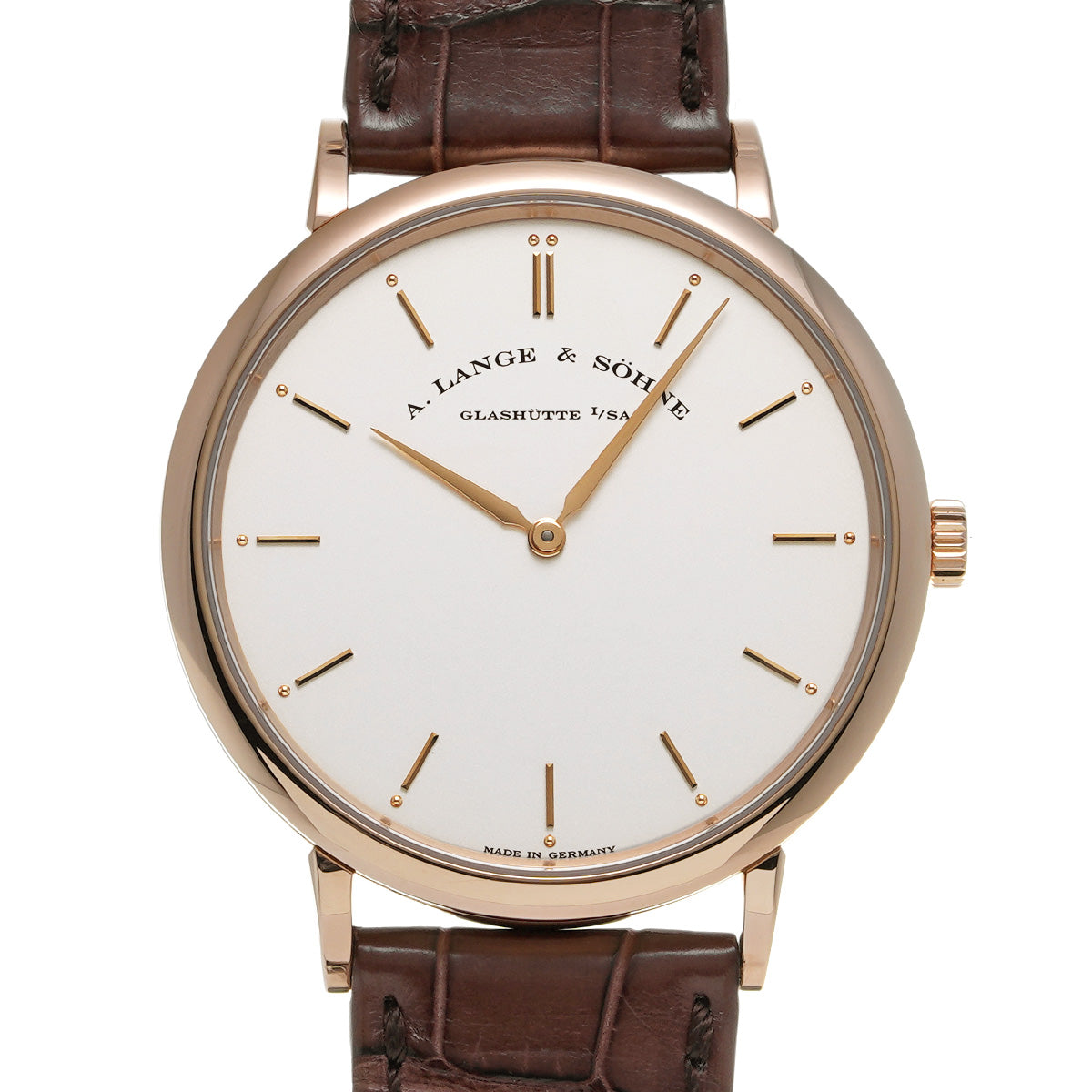 Saxonia Flach 211.032/LS2114AD Silver A. Lange &amp; Sohne Men's [pre-owned]