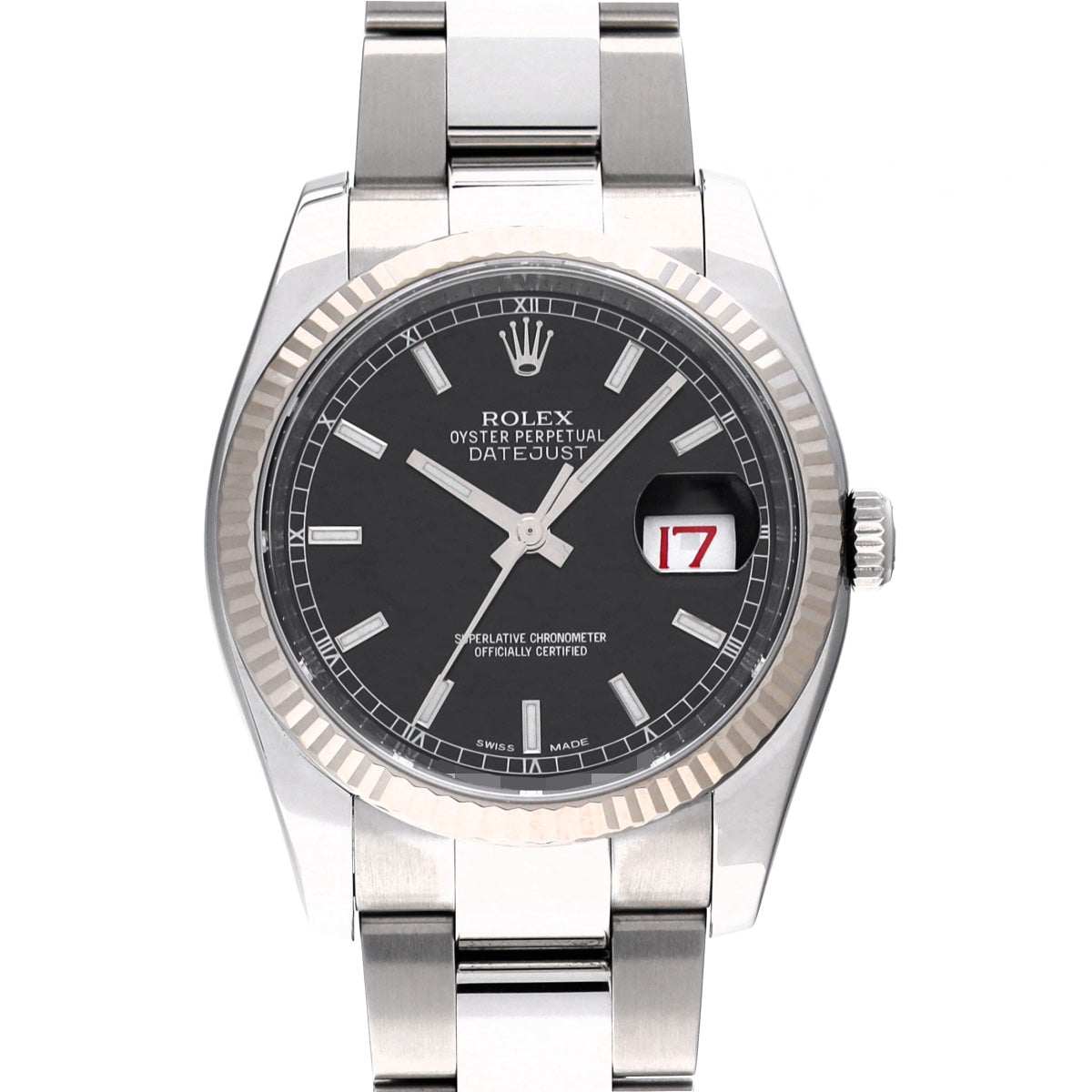 DATE JUST 116234 Random Serial Black ROLEX Men's [Pre-owned].