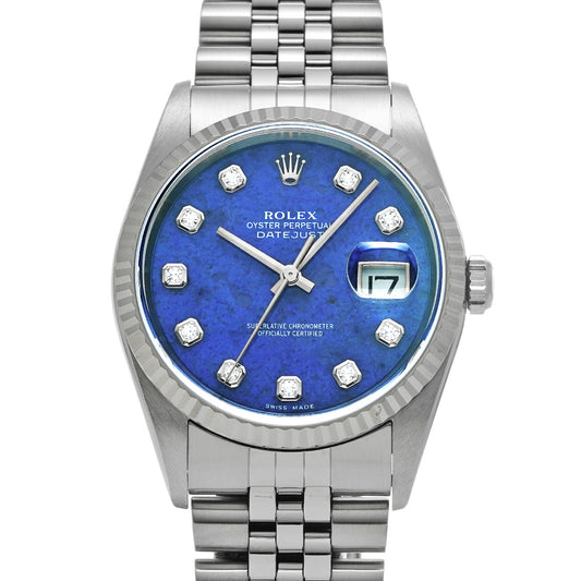 DATE JUST 16234G Y (made around 2002) Sodalite/Diamond ROLEX Men's [Pre-Owned].