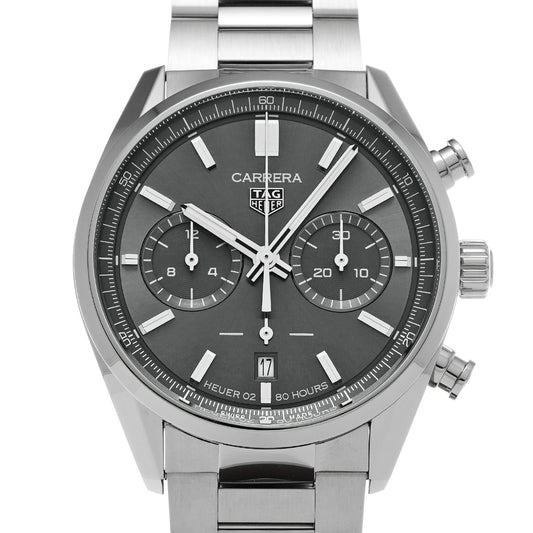 CARRERA Heuer 02 Chronograph Calibre TH20-00 CBN2012.FC6483 Gray TAG HEUER Men's [Pre-Owned]