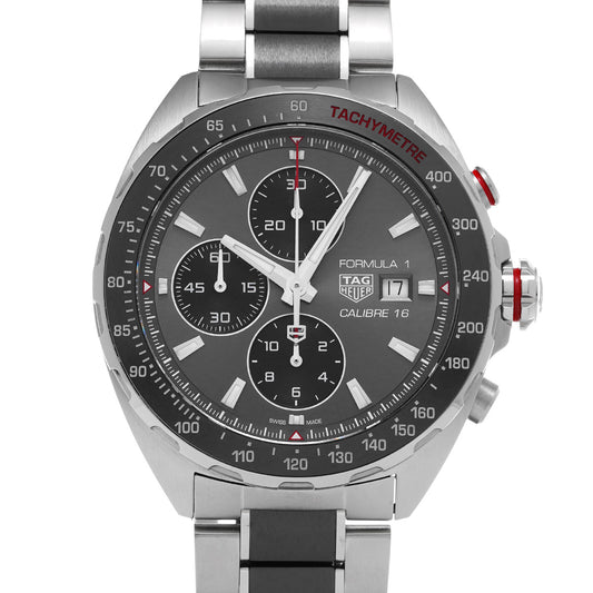 Formula 1 Calibre 16 Chronograph CAZ2012.BA0970 Gray/Black TAG HEUER Men's [Pre-Owned]