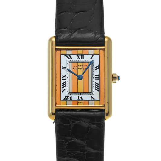 681006 Must Tank Vermeil White CARTIER Ladies [Pre-Owned].