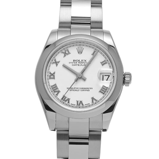 DATE JUST 178240 Z (manufactured circa 2006) White ROLEX Unisex [Pre-Owned].