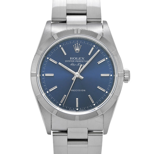 Air-King 14010 U (manufactured circa 1997) Blue ROLEX Men's [Pre-owned].