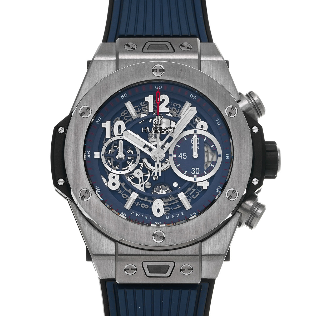 Big Bang Unico Titanium 411.NX.5179.RX Blue HUBLOT Men's [Pre-owned]