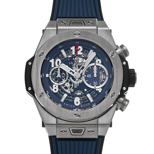 Big Bang Unico Titanium 411.NX.5179.RX Blue HUBLOT Men's [Pre-owned]
