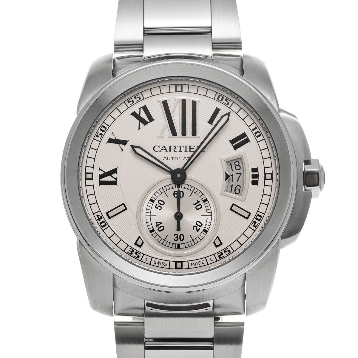 Calibre de Cartier W7100015 Silver CARTIER Men's [Pre-owned].
