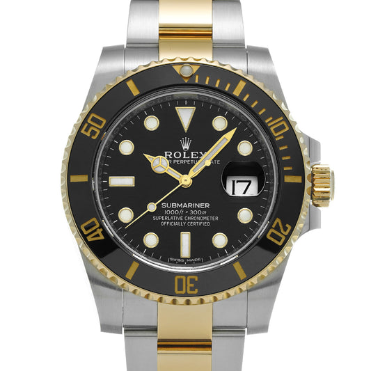 Submariner Date 116613LN Random Serial Black ROLEX Men's [Pre-Owned].