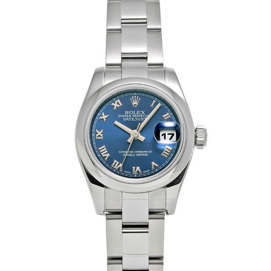 DATE JUST 26 179160 Z (manufactured circa 2006) Blue ROLEX Ladies [Pre-Owned].