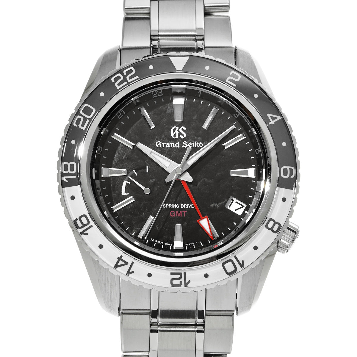 Spring Drive GMT SBGE277 Black Grand Seiko Men's [Pre-Owned].