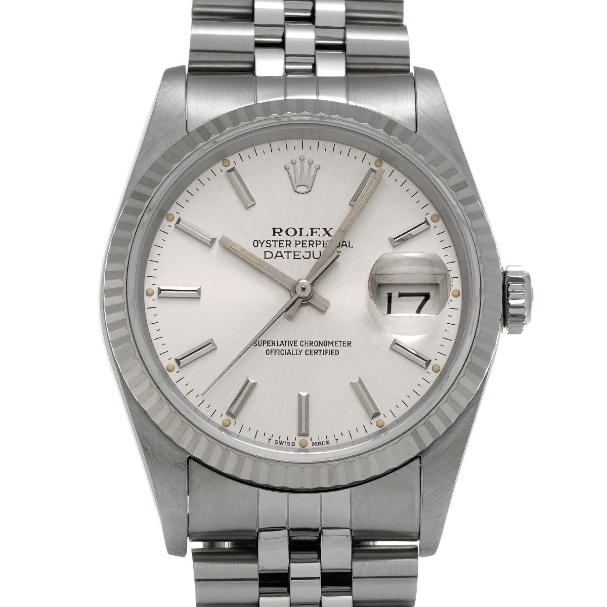 16234 Datejust L (made around 1989) Silver ROLEX Men's [Pre-owned].