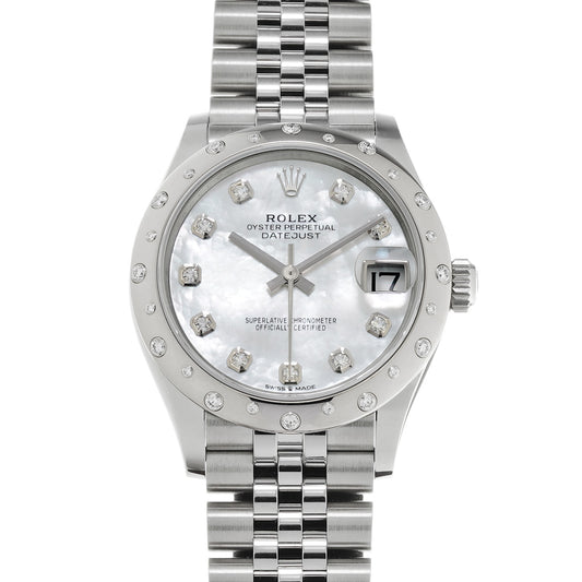 DATE JUST 31 278344RBR Random Serial White MOP ROLEX Unisex [Pre-Owned].