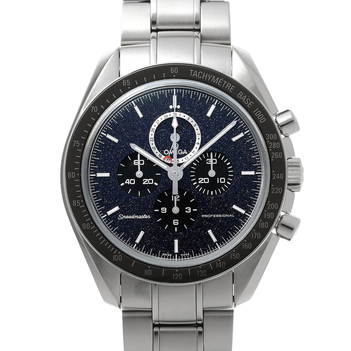 Speedmaster Moonphase 311.30.44.32.01.001 Black OMEGA Men's [Pre-owned].