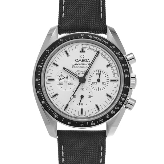 Speedmaster Moonwatch Apollo 13 45th Silver Snoopy Award 311.32.42.30.04.003 White OMEGA Mens [Pre-Owned].