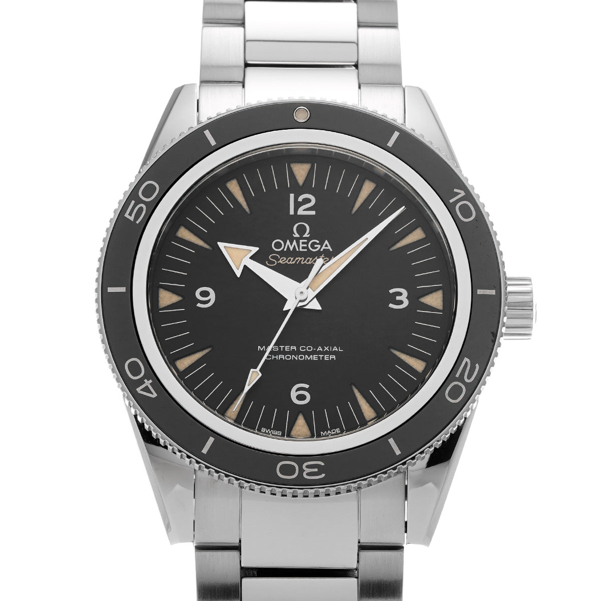 Seamaster 300 Master Co-Axial 233.30.41.21.01.001 Black OMEGA Men's [pre-owned].
