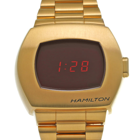 American Classic PSR Digital Quartz H52424130 Red HAMILTON Men's [Pre-Owned].