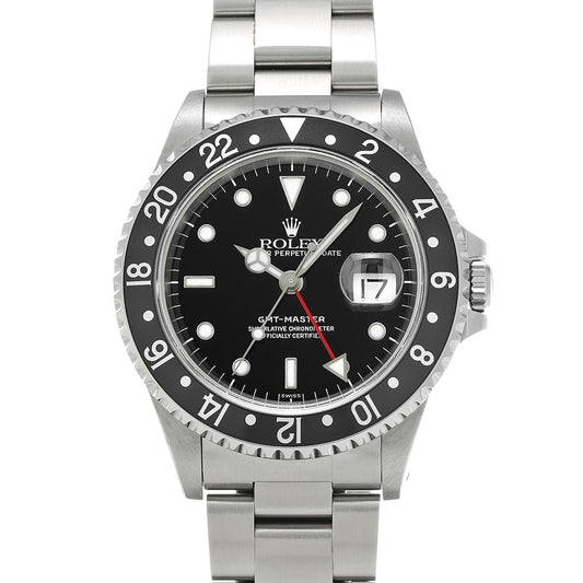 GMT Master 16700 A (manufactured circa 1999) Black ROLEX Men's [Pre-Owned].