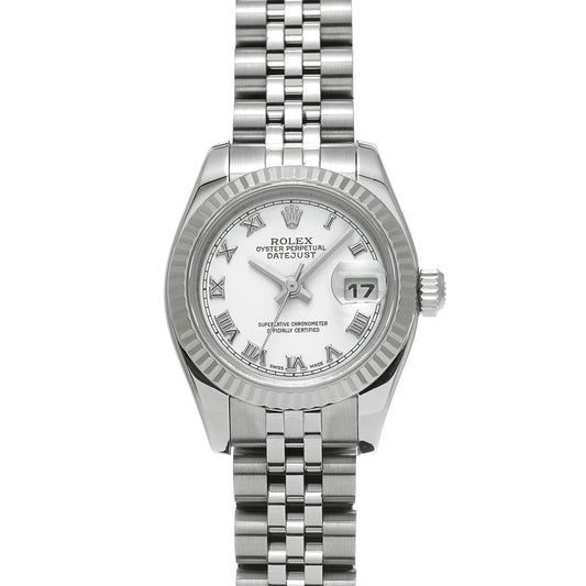 DATE JUST 179174 D (made around 2005) White ROLEX Ladies [Pre-Owned].