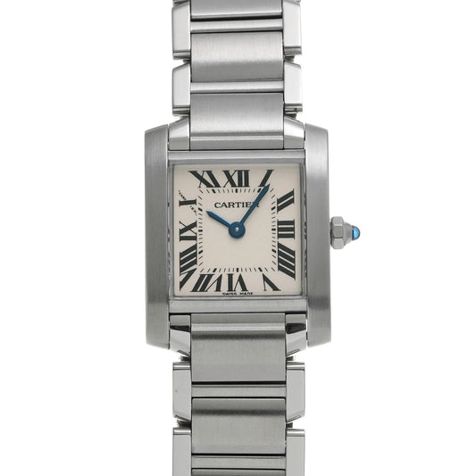 Tank Francaise SM W51008Q3 Silver CARTIER Ladies [Pre-owned]
