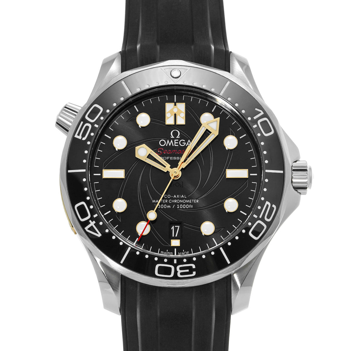 Seamaster Diver 300 Co-Axial Master Chronometer James Bond 210.22.42.20.01.004 Black OMEGA Men's [pre-owned]