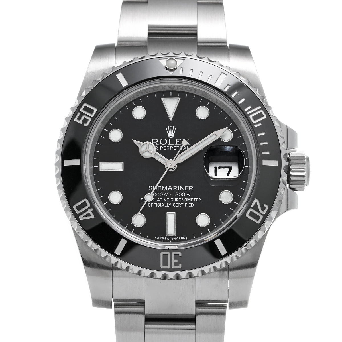 Submariner Date 116610LN Random Serial Black ROLEX Men's [Pre-Owned].