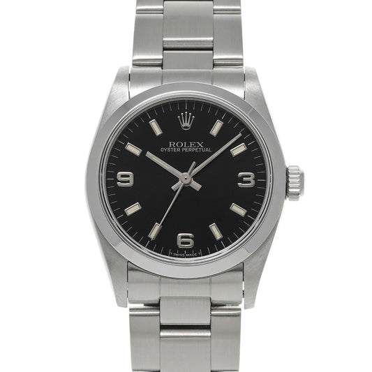 Oyster Perpetual 31 67480 T No. (manufactured circa 1996) Black ROLEX Unisex [Pre-Owned].