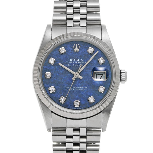 DATE JUST 16234G P (made around 2000) Sodalite/Diamond ROLEX Men's [Pre-Owned].