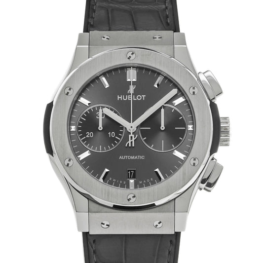 Classic Fusion Titanium Chronograph Racing Gray 521.NX.7071.LR Gray HUBLOT Men's [Pre-Owned]