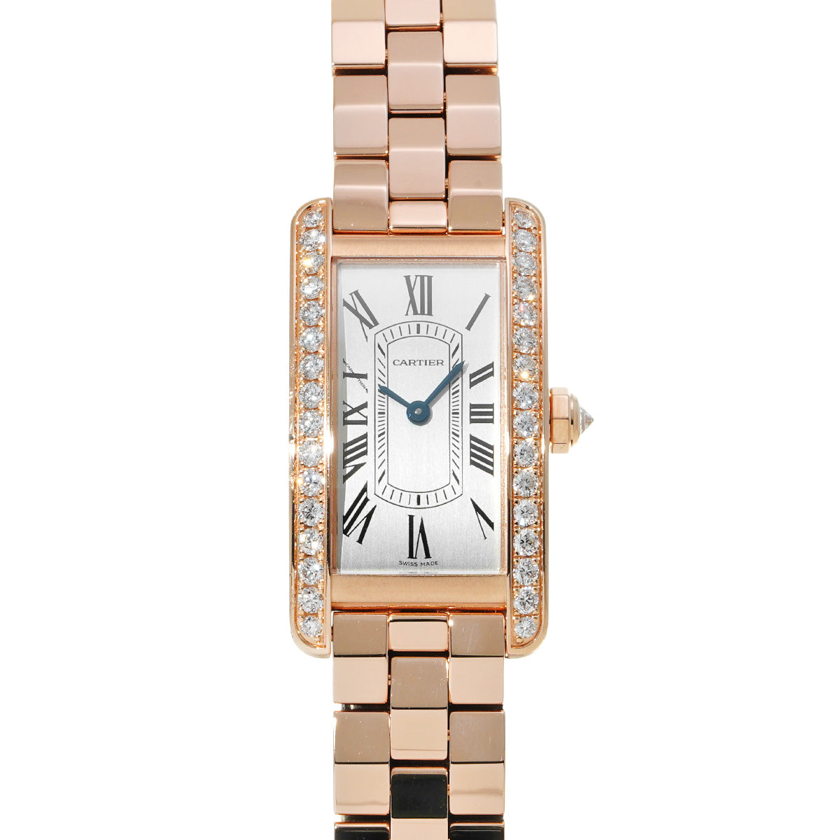 Tank American WJTA0044 Silver CARTIER Ladies [Pre-owned]