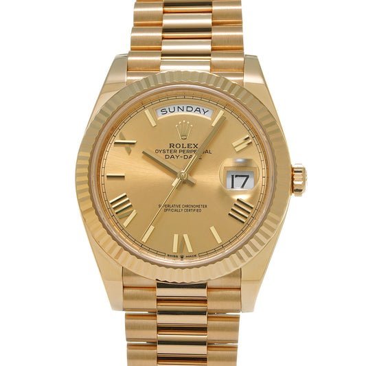 Day Date 40 228238 Champagne ROLEX Men's [Pre-Owned].