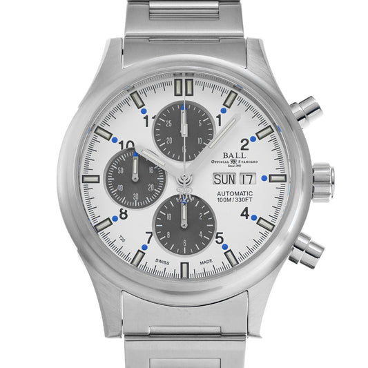 Storkman CM1090C-SJ-WH1BE White/Gray BALLWATCH Men's [Pre-owned].