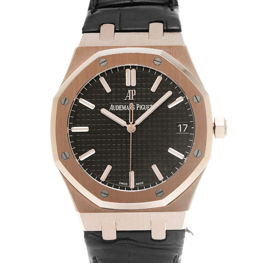 Royal Oak 15500OR.OO.D002CR.01 Black AUDEMARS PIGUET Men's [Pre-Owned].