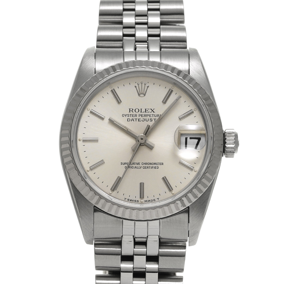 68274 Datejust N (manufactured circa 1991) Silver ROLEX Unisex [Pre-owned].