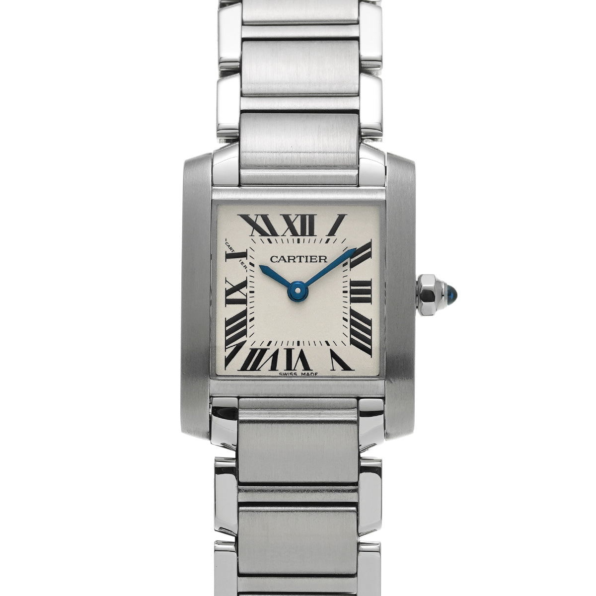 Tank Francaise SM W51008Q3 Silver CARTIER Ladies [Pre-owned]