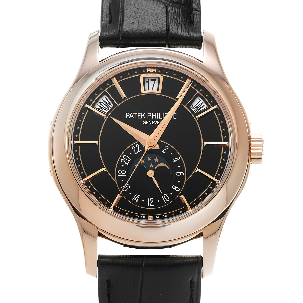 Complication Annual Calendar Moonphase 5205R-010 Black Laquer PATEK PHILIPPE Men's [Pre-Owned].