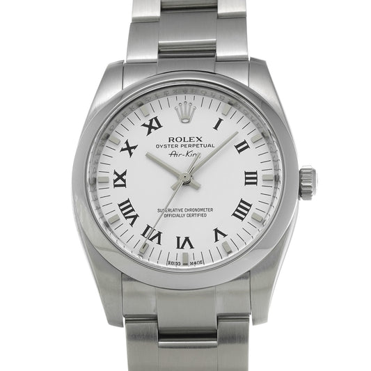 Air-King 114200 M (circa 2007) White ROLEX Men's [Pre-Owned].