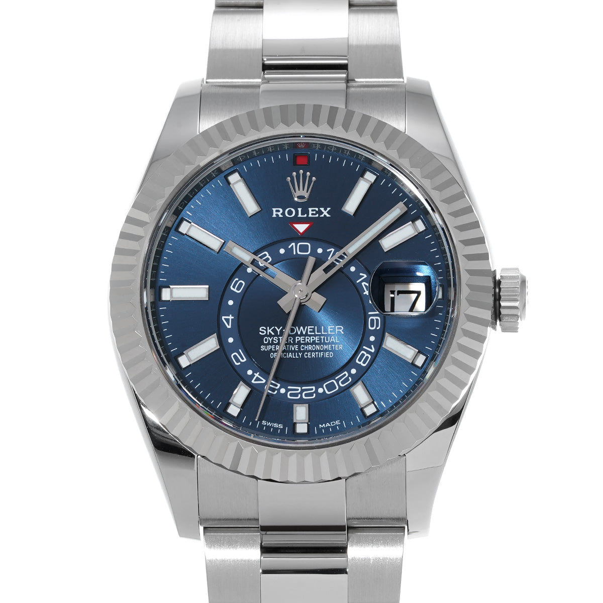 SKYDWELLER 326934 Random Serial Blue ROLEX Men's [Pre-Owned].