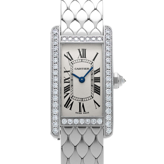 Tank American SM WB710009 Silver CARTIER Ladies [Pre-Owned].