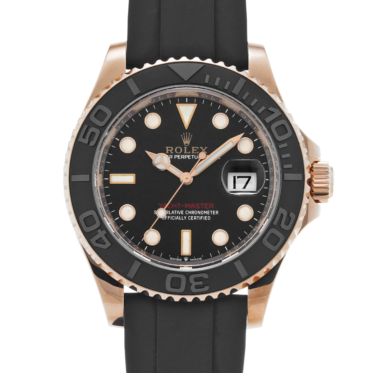 Yacht-Master 40 126655 Random Serial Black ROLEX Men's [Pre-Owned].