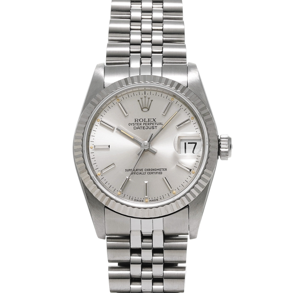 Datejust 68274 L (manufactured circa 1989) Silver ROLEX Unisex [Pre-owned].